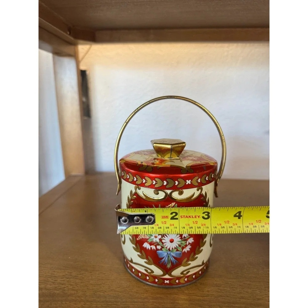 Vintage Murray-Allen Arabia Imported Quality Confections Tin Container‎